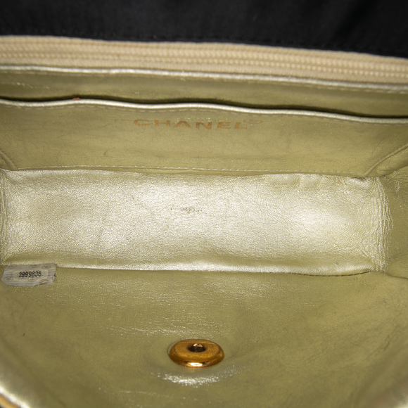 Pre-Loved Chanel Mini Square Classic Satin Single Flap - Picture 4 of 8